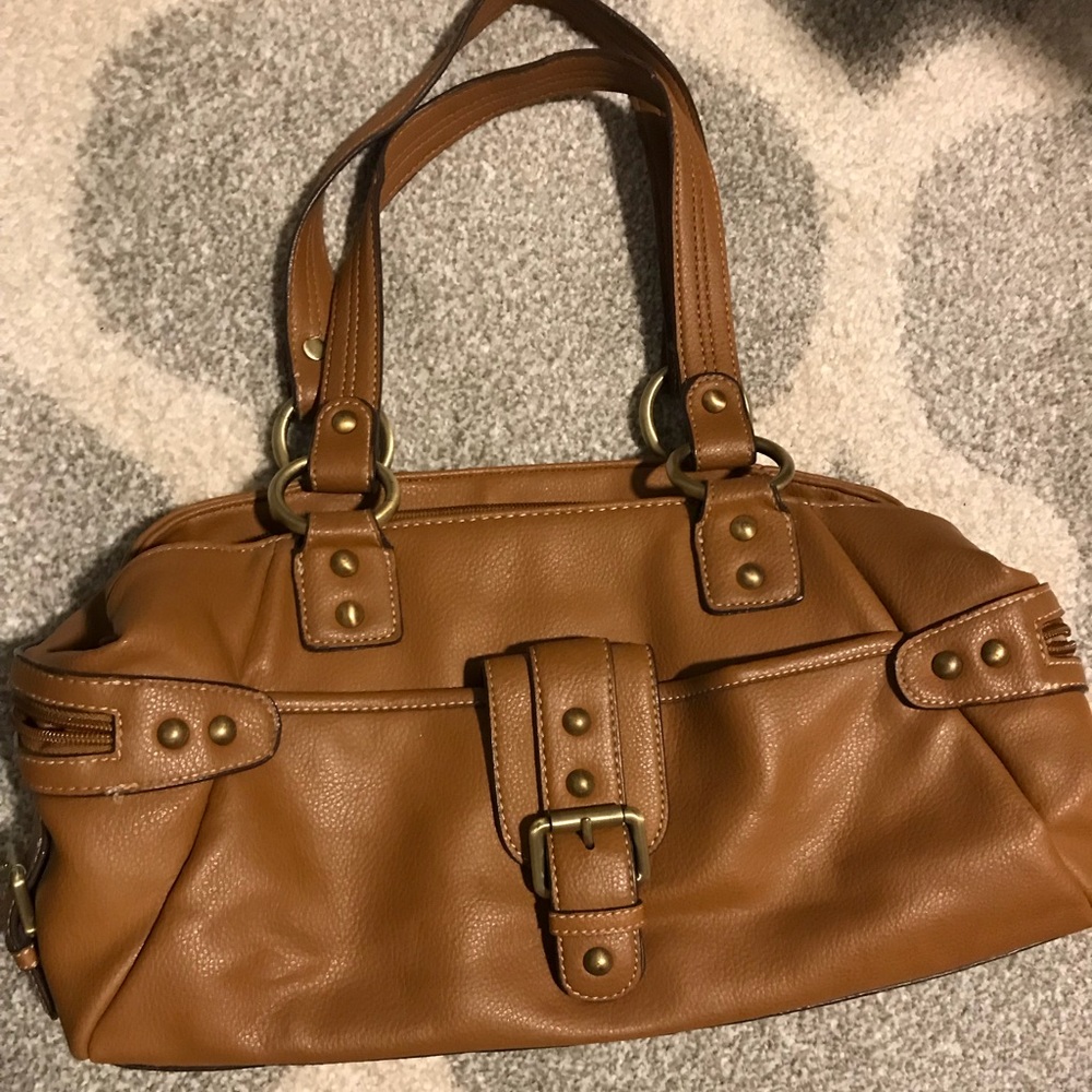 Tan Satchel Purse